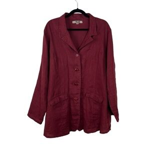 FLAX Linen Oversized Tunic Lagenlook